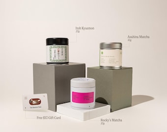 Degustación de Matcha, Trío de Matcha, Matcha en Polvo, Regalo de Matcha, Matcha Japonés Premium, Matcha de Kioto, Matcha de Uji, Matcha Latte, Té Verde