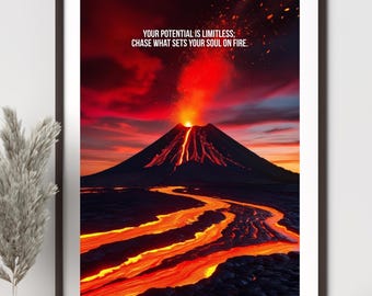 Your potential is limitless; chase what sets your soul on fire - Digital Art