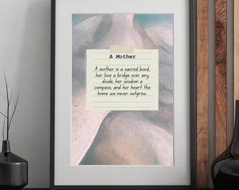 Sacred Bond Mother’s Day Wall Art - Printable Mom Gift Quote