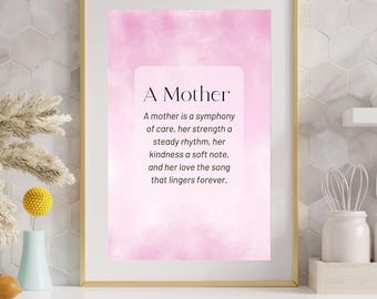 Symphony of Care Mother’s Day Wall Art - Printable Mom Quote