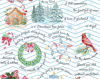 Holiday Lyrics Collage PNG - TS - Christmas Tree Farm