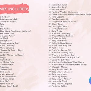 Editable Winnie The Pooh Baby Shower Games Bundle. Winnie Bear Digital Games. Pink Girl Party Games. Winnie Pooh Bingo Games Printable. S2 image 3