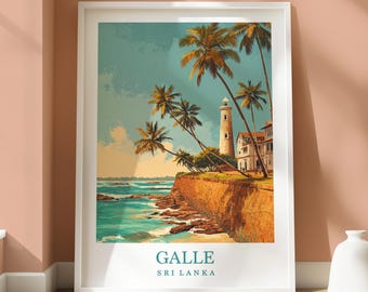 Galle Fort Location Print - Sri Lanka Travel Wall Art - Travel Home Decor - Galle Fort Location Print - Sri Lanka Galle Print - Galle Fort