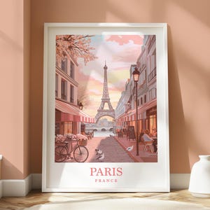 Paris France Location Poster - Travel Print - Travel Home Decor - Location Art - Travel Decor - Paris Travel Print - Paris Location Print