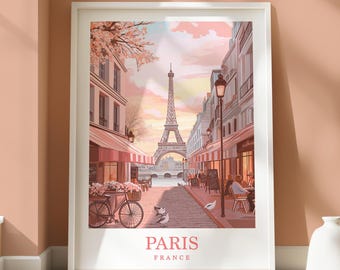 Paris France Location Poster - Travel Print - Travel Home Decor - Location Art - Travel Decor - Paris Travel Print - Paris Location Print