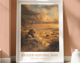 South Africa Safari - Travel Home Decor - Africa Safari - Location Wall Art - Travel Decor - South Africa - Kruger Safari National Park
