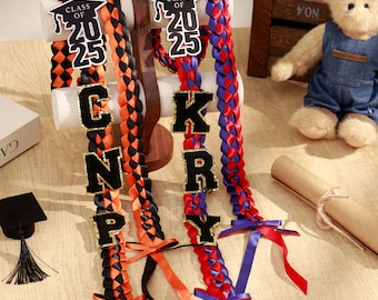 Personalized Graduation Ribbon Lei 2026, Graduate Keepsake