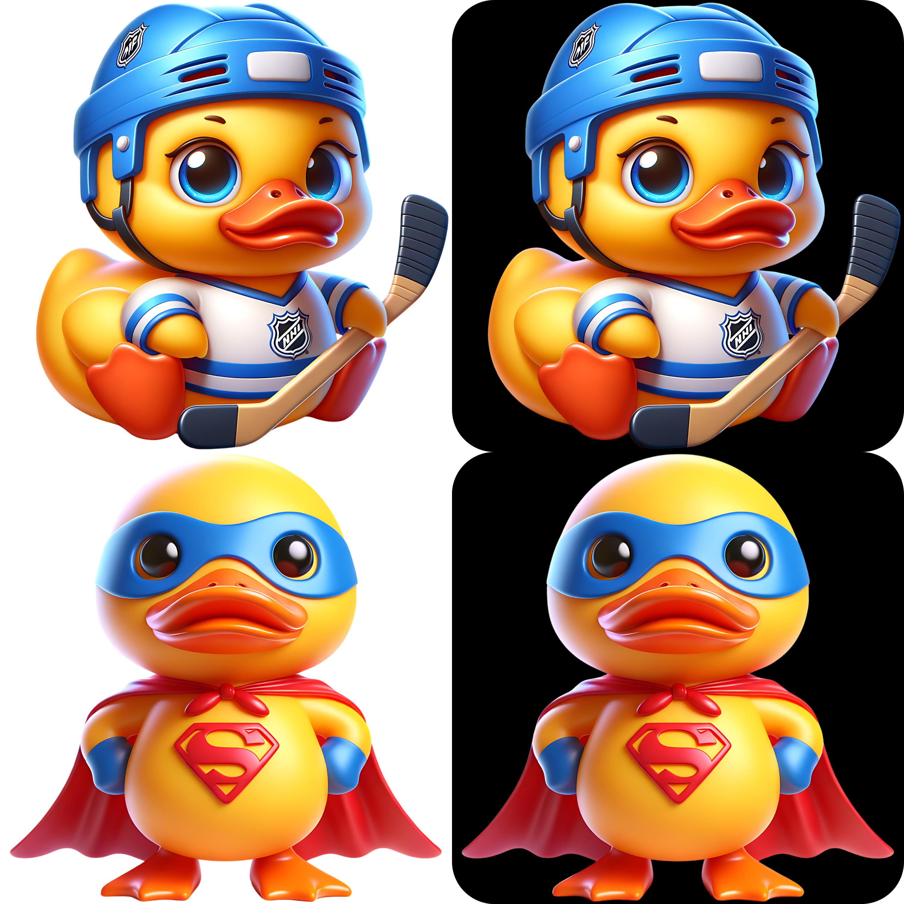 Rubber Ducky Clipart Bundle 15 PNG Cute Duck Clip Art Set Duck Costume ...