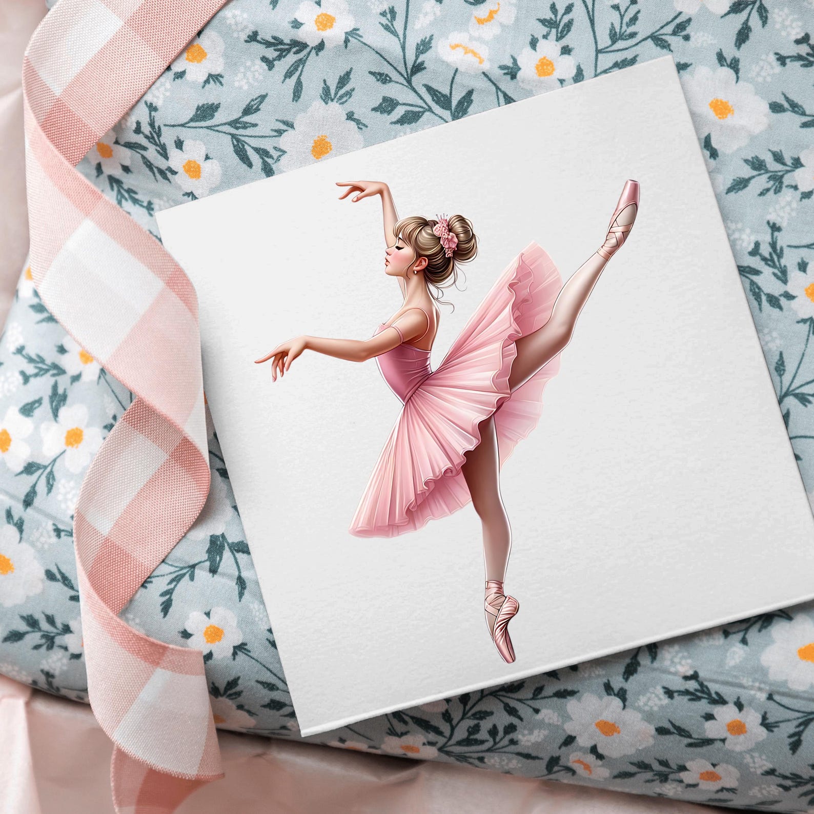 Pink Ballerina Clipart Bundle 15 PNG Watercolor Ballet Dancer Digital ...