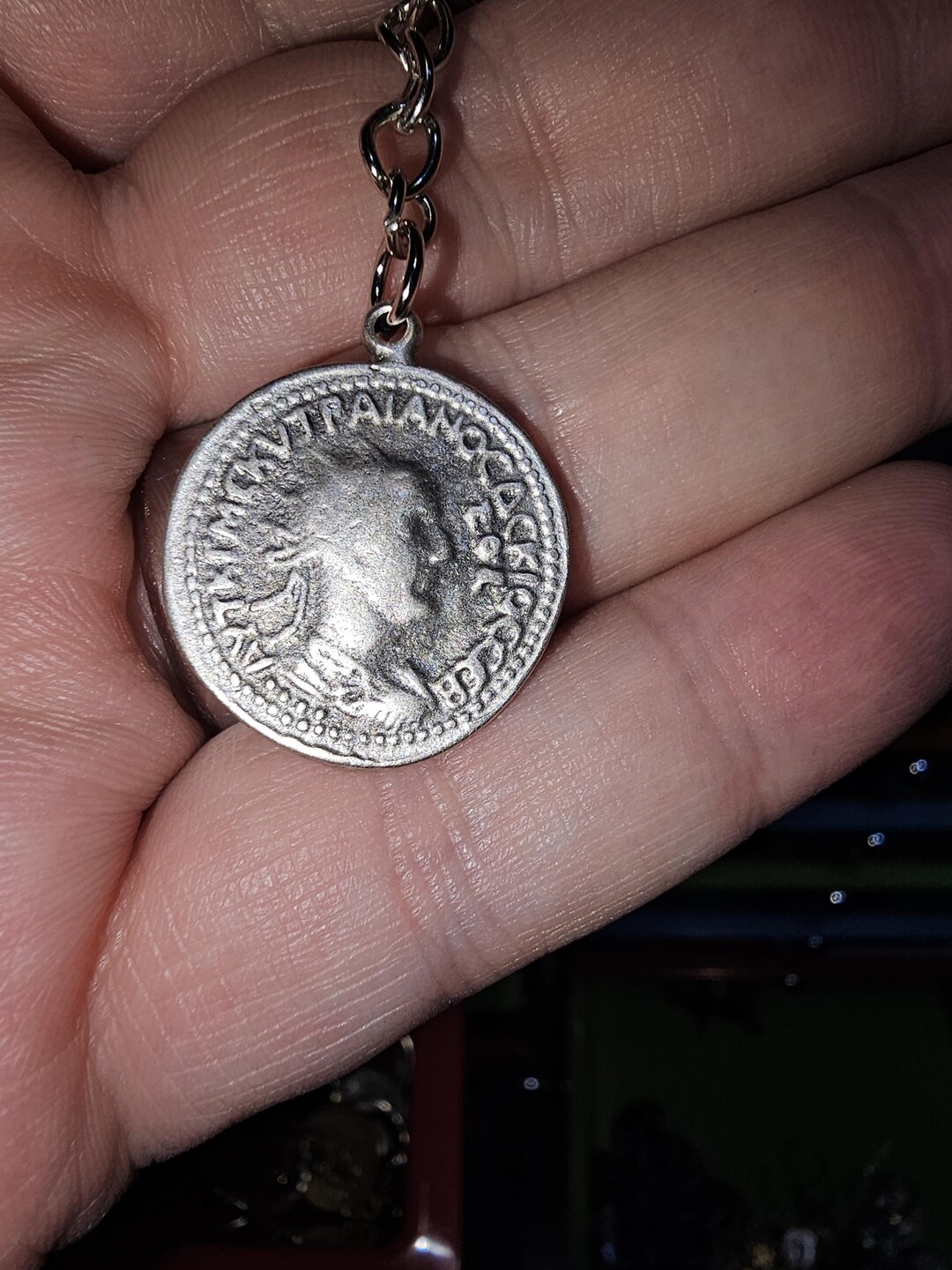Roman Empire Gordian III Coin Pendant Keychain - Etsy