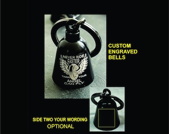 Custom Biker Ride Bell, Good luck charm, Gremlin bell