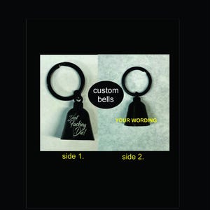 Custom biker bell, gremlin bell, your wording side 2.