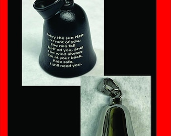 Custom Engraved Biker Bell: Irish Lyric, Gremlin Bell