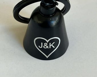 Biker bells, gremlin bells, custom engraving motorcycle gift