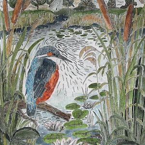 Kingfisher Greetings Card