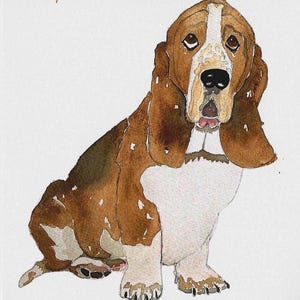 Greetings Card Dog - Bassett House
