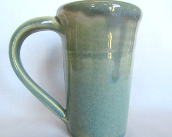 Coffee Tea Mug Cup Seafoam Green Pottery