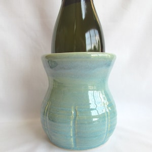 Seafoam Green Utensil Holder Wine Cooler