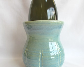 Seafoam Green Utensil Holder Wine Cooler