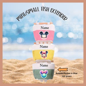 Disney Inspired Customizable **MINI/SMALL** Fish extender (5 pocket version)