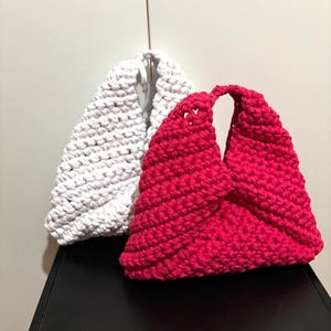 Handmade 100% cotton bag, perfect for spring/summer - Gift idea - Crochet - Women's fashion