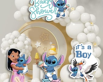Baby shower Decoration/Stich/Lilo/Baby Shower/Coroplast Figures All Decoration/Indoor and Outdoor Decoration