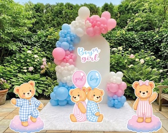 Teddy Bear Theme Baby shower/Coroplast  Figures all Occasions