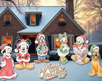 Mickey/ Minnie/Donald/Pluto/Goofy/Pluto/Coroplast Figures All Occasions/Indoor and Outdoor Decoration