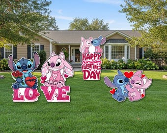 Stich/Angel/Valentine's Day/ Coroplast Figures all Occasions/Indoor and Outdoor Decoration