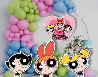 Coroplast Birthday Yard Sign - Cartoon Theme, Outdoor Decoration