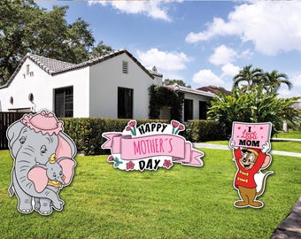 Mother's Day /Dumbo/Tymothy/Coroplast Figures all Occasions/