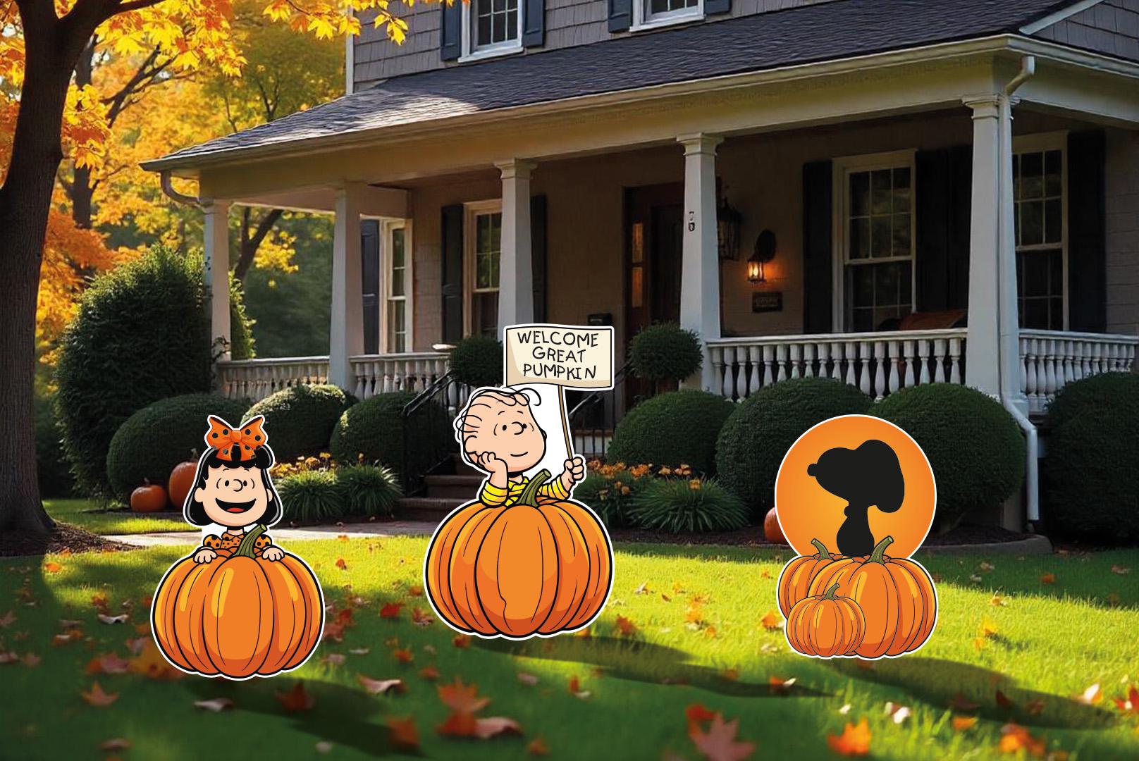 Halloween Characters Yard Signs - Etsy, image size:1616x1080