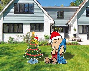 Linus/Tree /Garden decoration /Christmas Yard Decoration / Coroplast  Figures All Occasions/Indoor and OUudoor