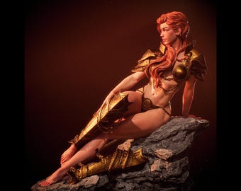 Ember Queen Statue | Maximum Detailed 16k Resin 3D Printed Figure