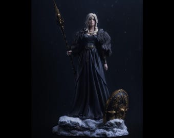 Freyja: Norse Goddess of Love and War Statue | Maximum Detailed 16k Resin Printed Figure