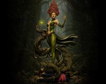 Gaia Goddess of Earth Statue | Maximum Detailed 16k Resin Printed Figure