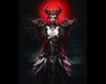 Abyss Queen Statue | Maximum Detailed 16k Resin Printed Figure