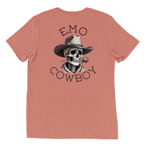 EMO COWBOY TEE, Coastal Cowboy Shirt, Funny Emo Tee, Emo Country Shirt, Western Emo Kid, Mens Emo Shirt, Elder Emo, Country Concert Shirt