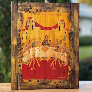 Orthodox Icon of last Supper