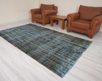 Oushak Teppich 150x250, Vintage Türkischer Teppich, 150x250, Ausgeblichener Oushak Teppich, Vintage Teppich 150x250, Antiker Wollteppich,Weicher Teppich,644