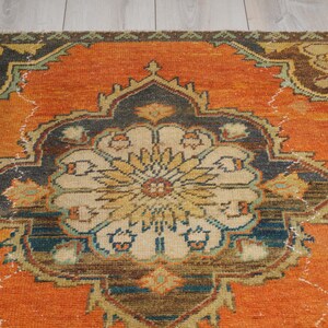 3x12 Runner,Oushak Runner Rug,Turkish Runner 3x12,Vintage Runner,Natural Gift Rug,Anatolian Runner Rug,3x12 Turkish Rug,Handmade Runner,1404 image 9