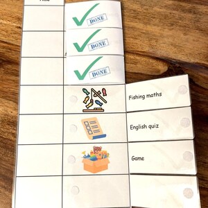 Visuellt schema / Tidtabell - personligt anpassad