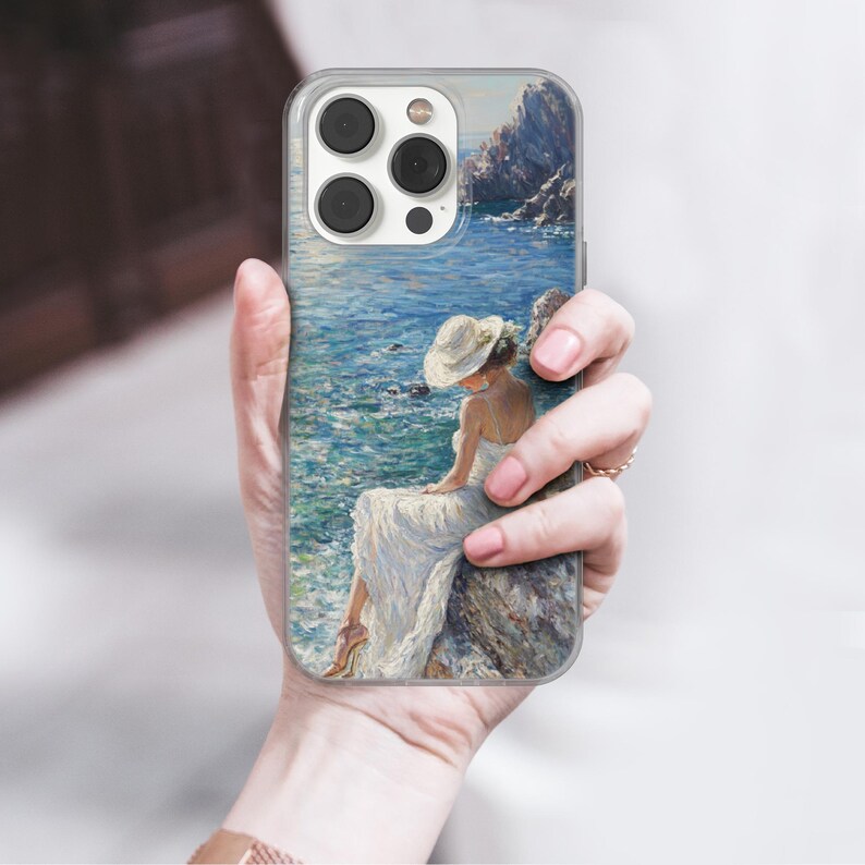 Oil Painting Phone Case by Hassam Cover Fits iPhone 12 Pro, iPhone 16
