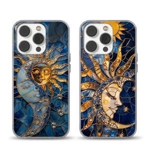 Custodia per telefono celeste Yin e yang adatta per iPhone 12 Pro, iPhone 16+, Samsung S24, A53, S21, S23 Ultra, Google pixel 9, 6A