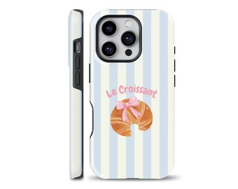 Croissant Phone Case: French Pastry Design, Durable Protection
