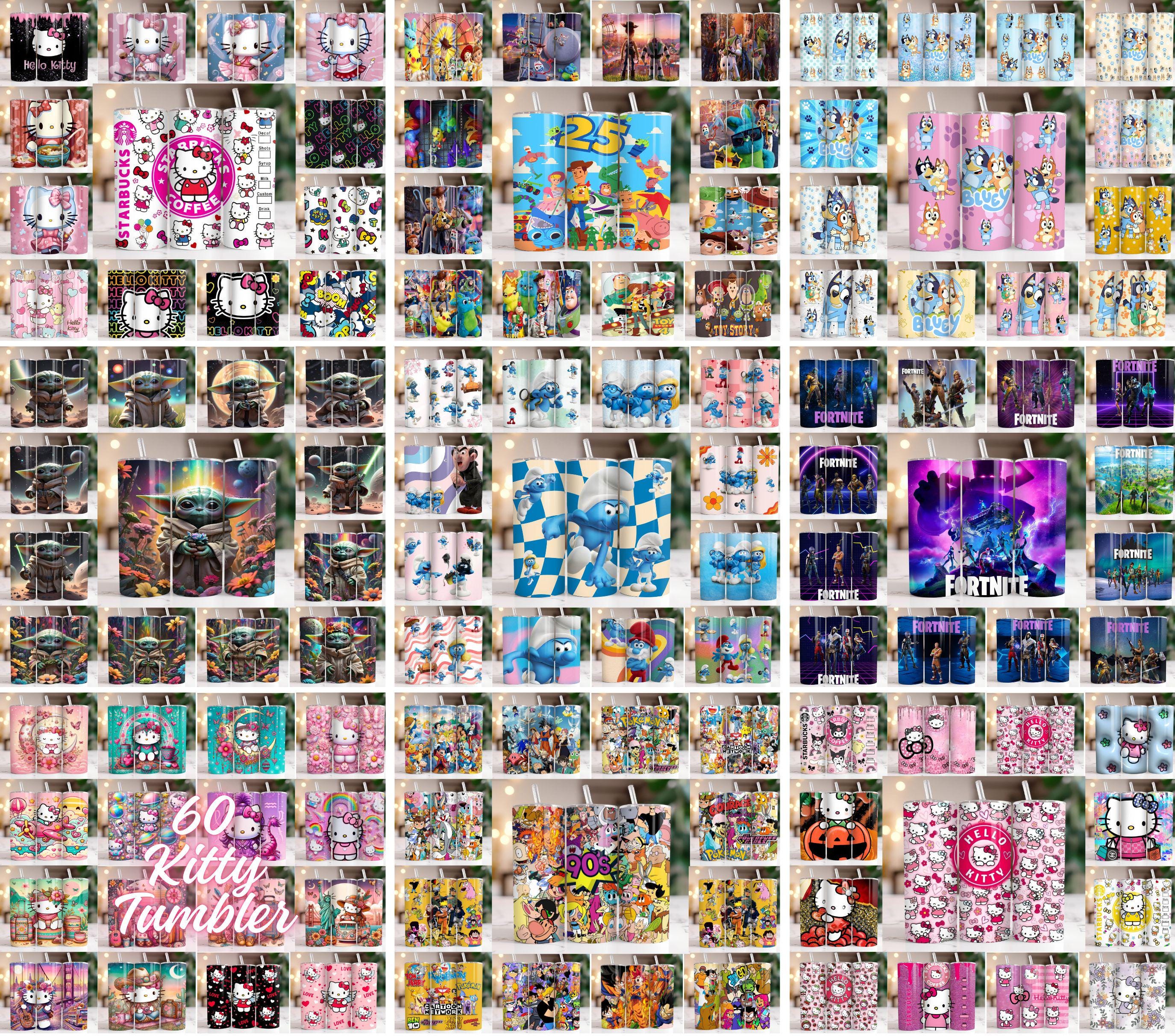 1200+ Cartoon Tumbler Wrap, 20oz Tumbler Wrap Sublimation, Childrens Cartoon Tumbler Wrap, 20oz Kids Tumbler Wrap, Tumbler Wrap Bundle