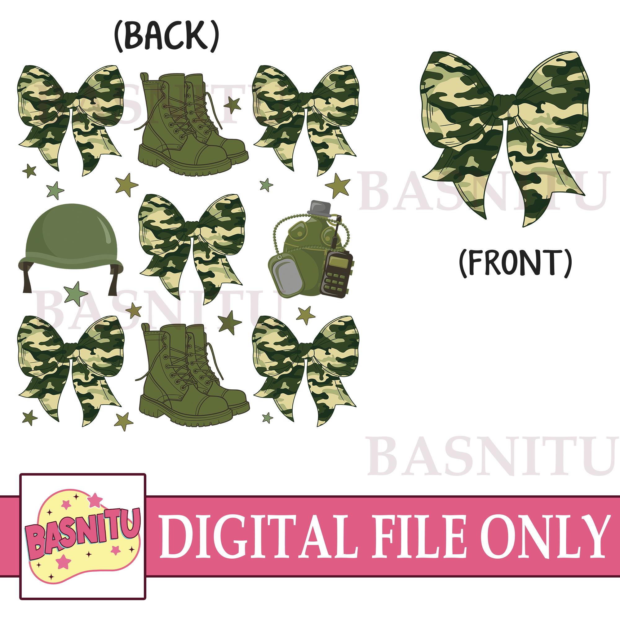 Army Girlfriend Coquette Digital Png File For Shirt, Proud Army Girlfriend, Coquette Army Shirt, Army Mama Tee, Soldier Wife Shirt