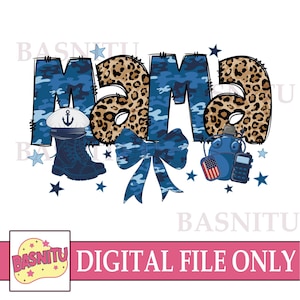Proud Army Mom Digital Png File For Shirt, Proud Military Mom, Military Mom Png, Army Mom, Navy Mom, Mother&#39;s Day Gifts