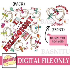 In My Phlebotomist Digital Png File For Shirt, Phlebotomist Png, Nursing Student, Nurse Appreciation Gift, Nurse Gift