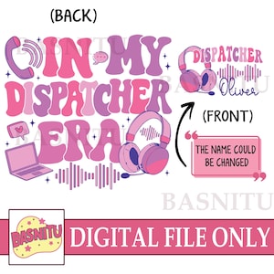 In My Dispatcher Digital Png File For Shirt, 911 Dispatcher Png, 911 Dispatcher Gift, Police Dispatcher, Dispatch Png